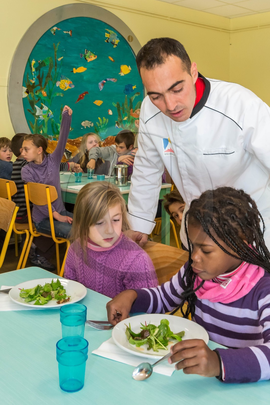 Briançon, restauration scolaire de Fortville