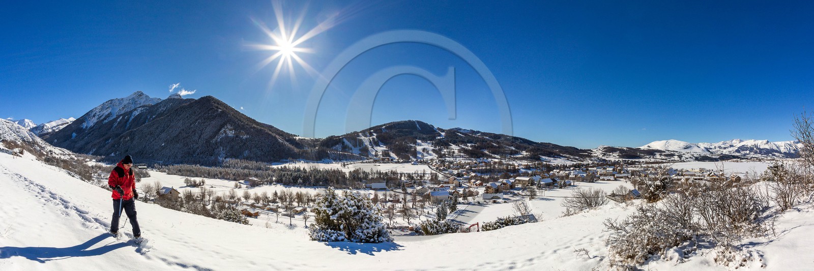 Ancelle, randonnée raquette à neige