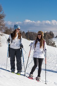 vallée de l'Ubaye, randonnée en raquettes à neige