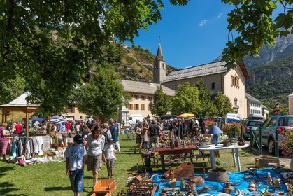 Jausiers, foire brocante vide-grenier