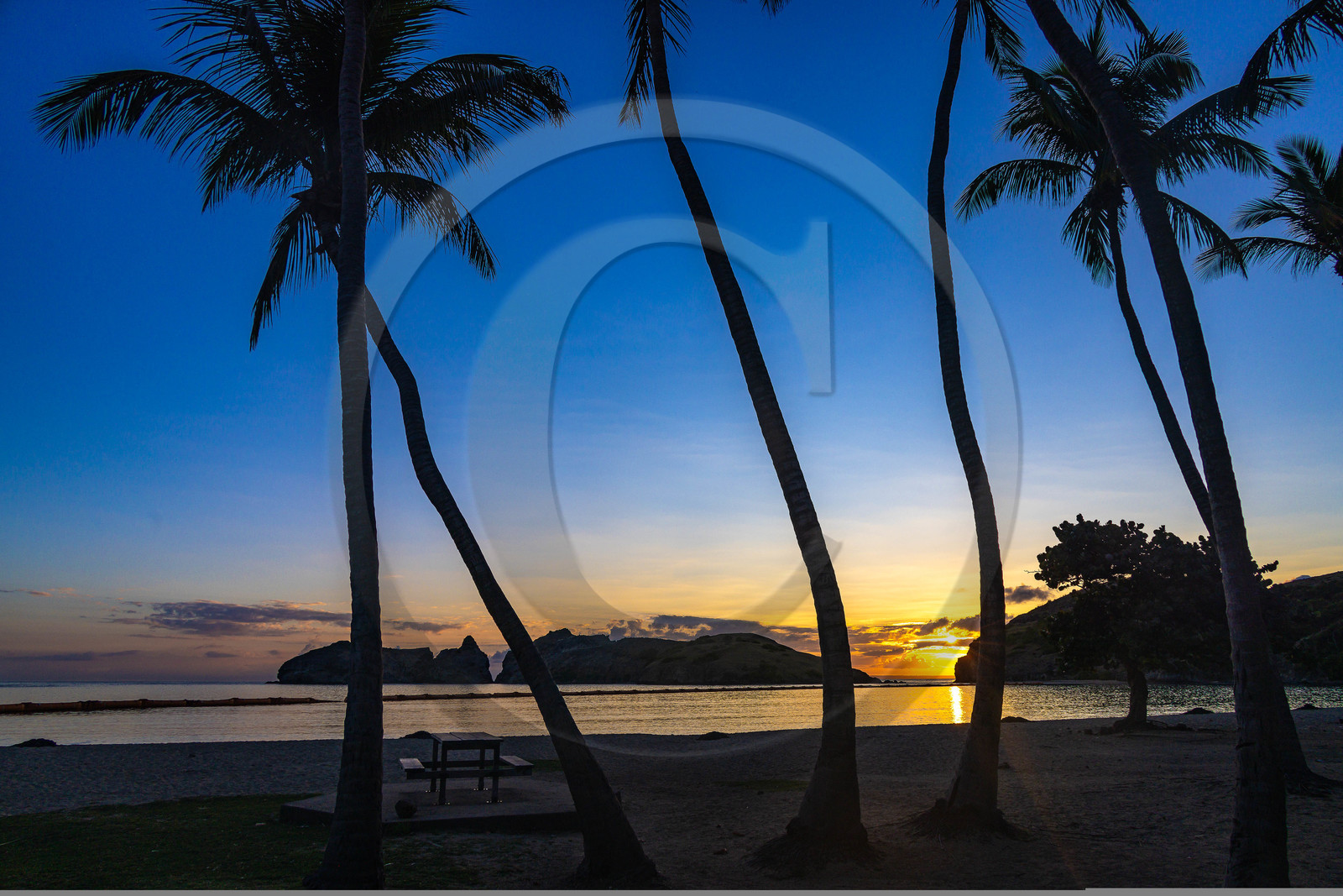 Iles des Saintes, Baie et plage de Pompierre