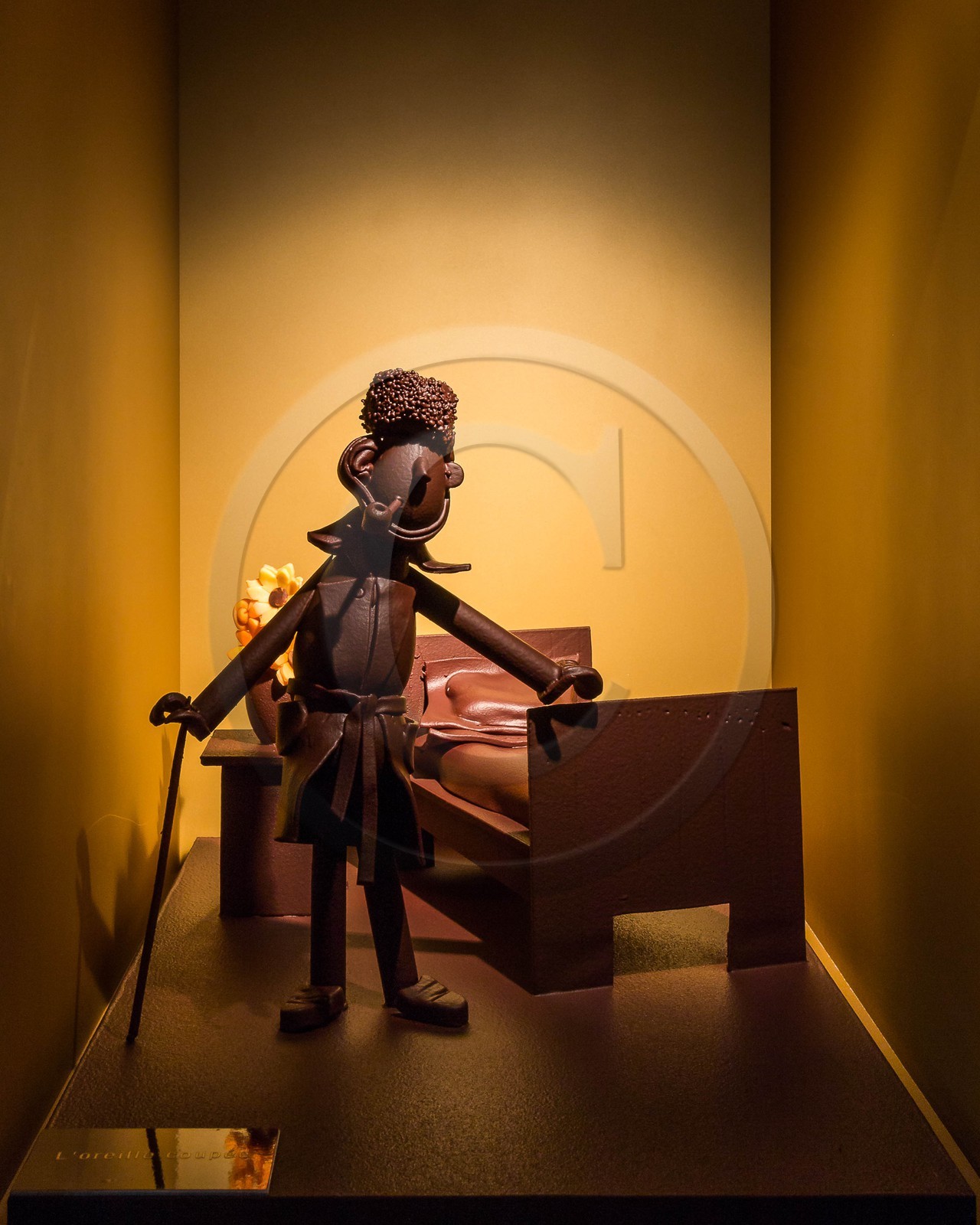 Exposition Influences, Petite histoire de l'art en chocolat par Luc Eyriey