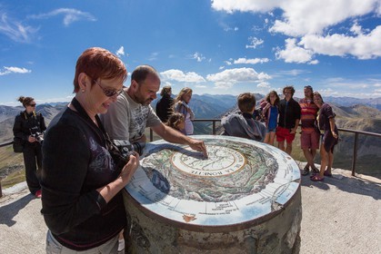 Jausiers, table d'orientation de la Bonette