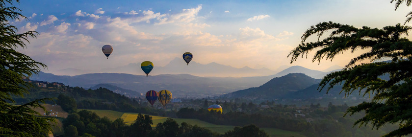 Gap, vol en montgolfière