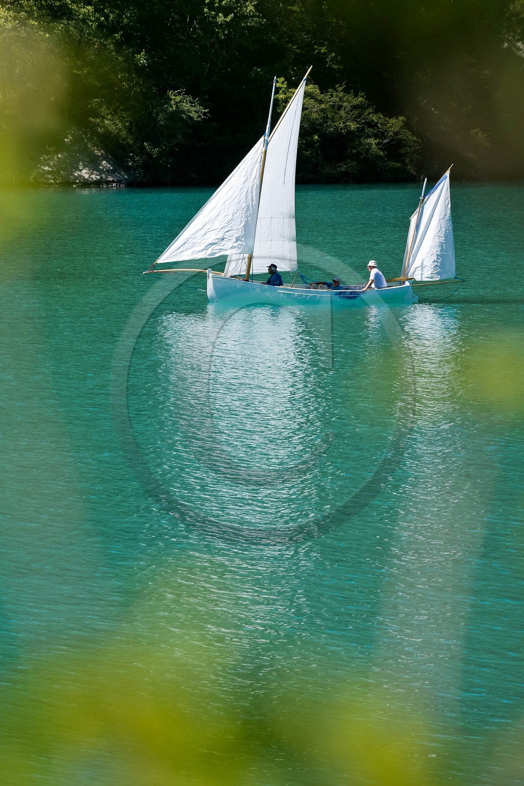 Lac de Serre-Ponçon, Rassemblement Vieux Gréements sur le Lac de Serre-Ponçon, , Rencontre de Voiles traditionnelles