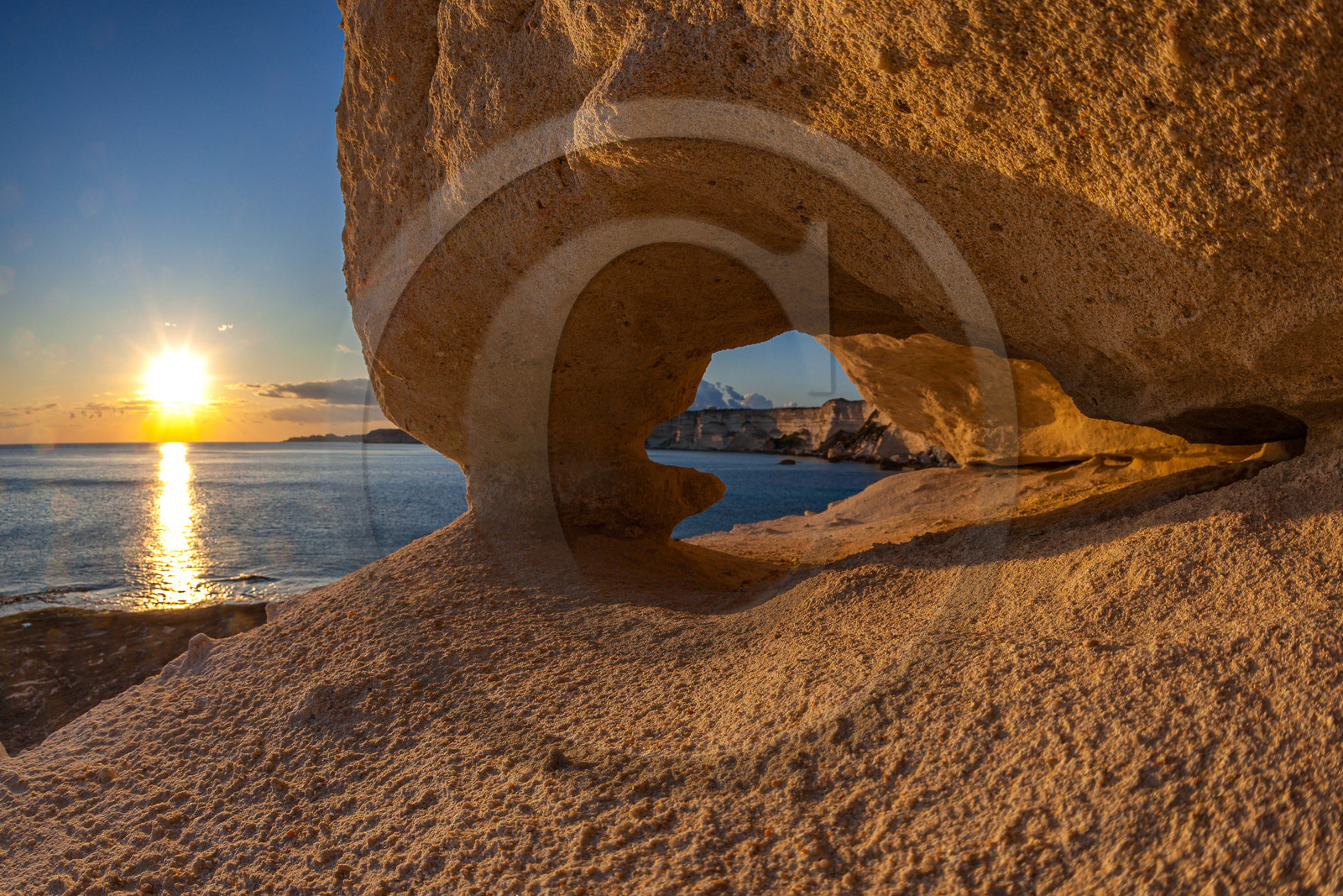 Falaises de calcaire de Bonifacio