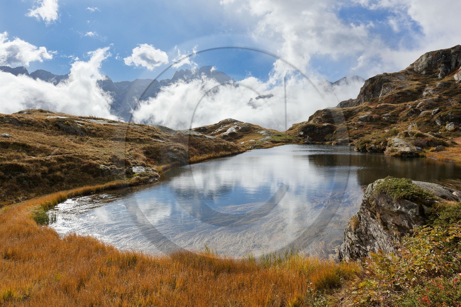 Lac du Lauzon en automne