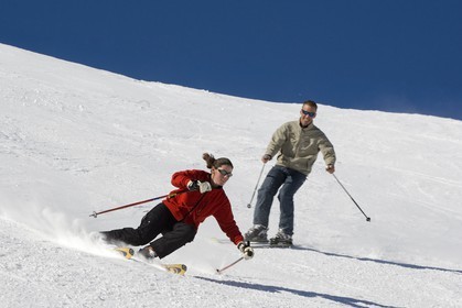 Ski piste famille