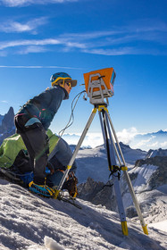 Géomorphologie à l'Aiguille du Midi
