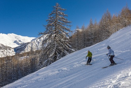 Crévoux, ski et snowboard