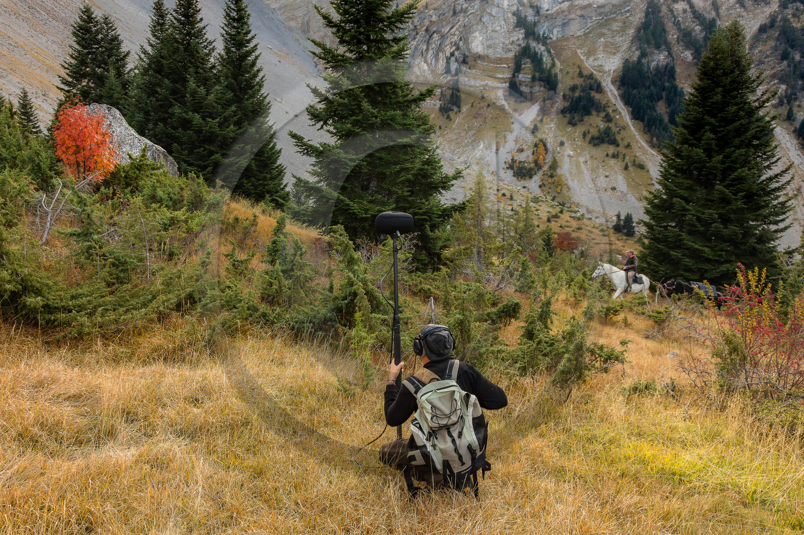 Making of du film La vallée des loups
