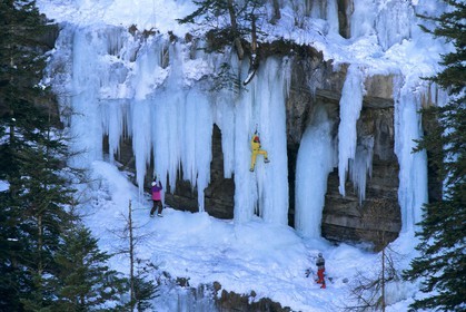 Orcières 1850, cascade de glace Arthouze