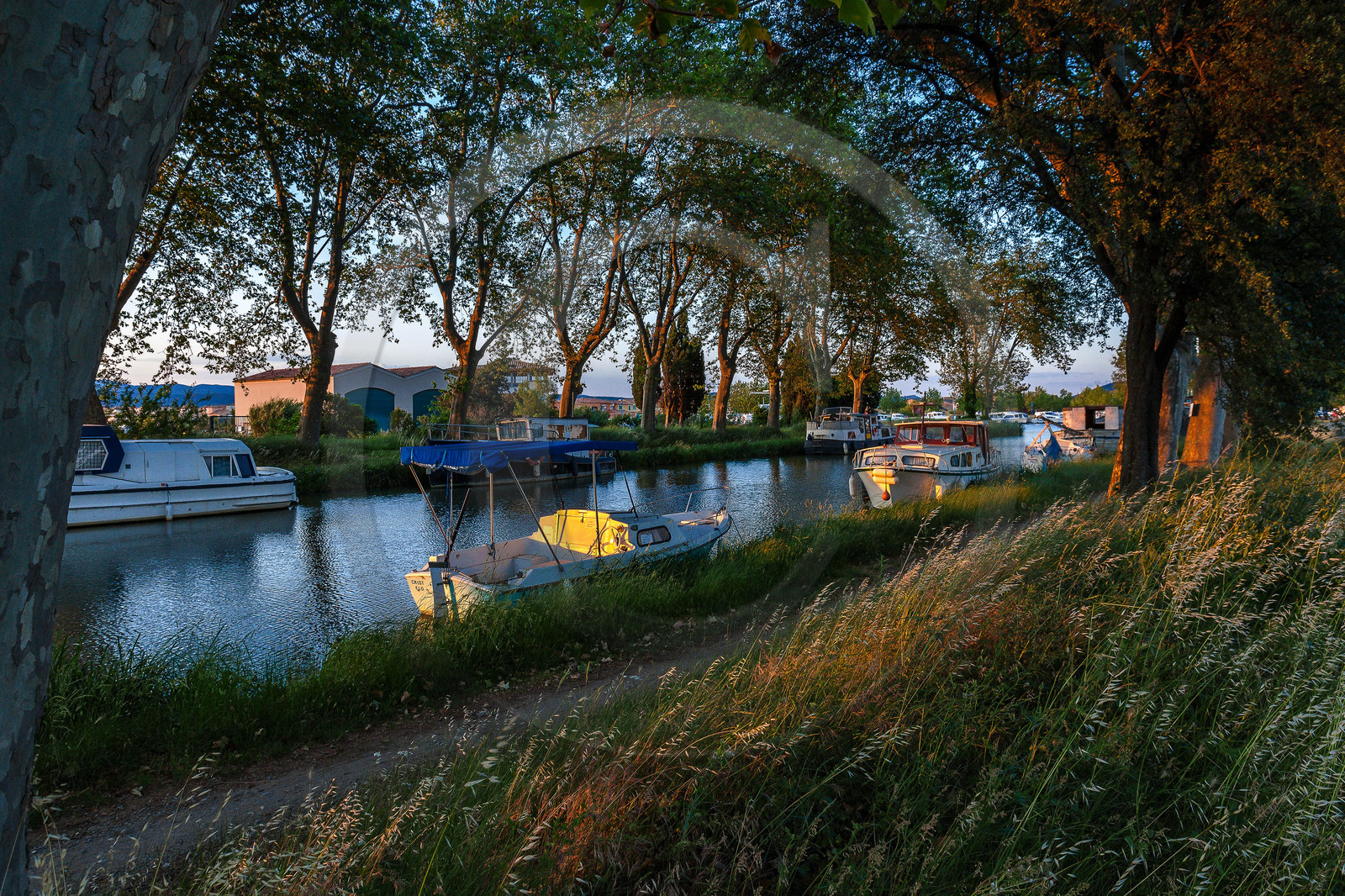 Canal du Midi, inscrit au Patrimoine mondial de l'UNESCO