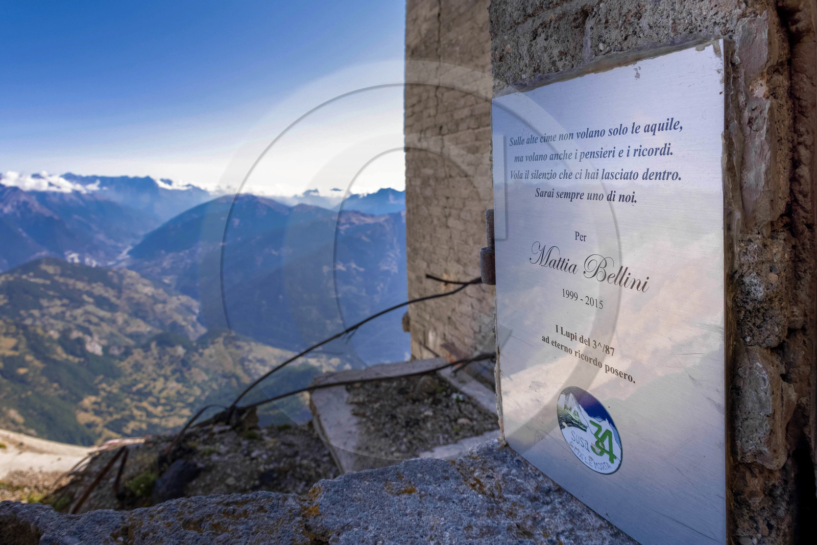 Fort du Chaberton et les ruines de l'ancien camp militaire