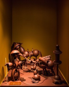 Exposition Influences, Petite histoire de l'art en chocolat par Luc Eyriey