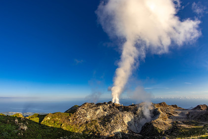 La Soufrière, volcan actif de la Guadeloupe