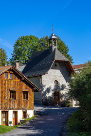 Les Contamines-Montjoie , chapelle du Baptieu