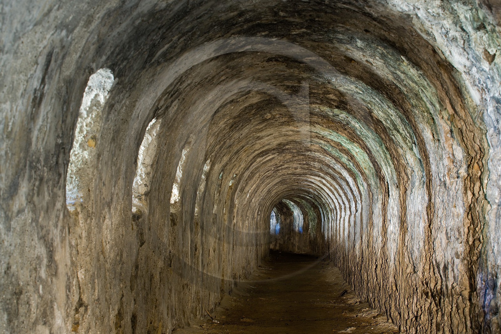 Briançon, galerie à feux de revers du Fort des Têtes