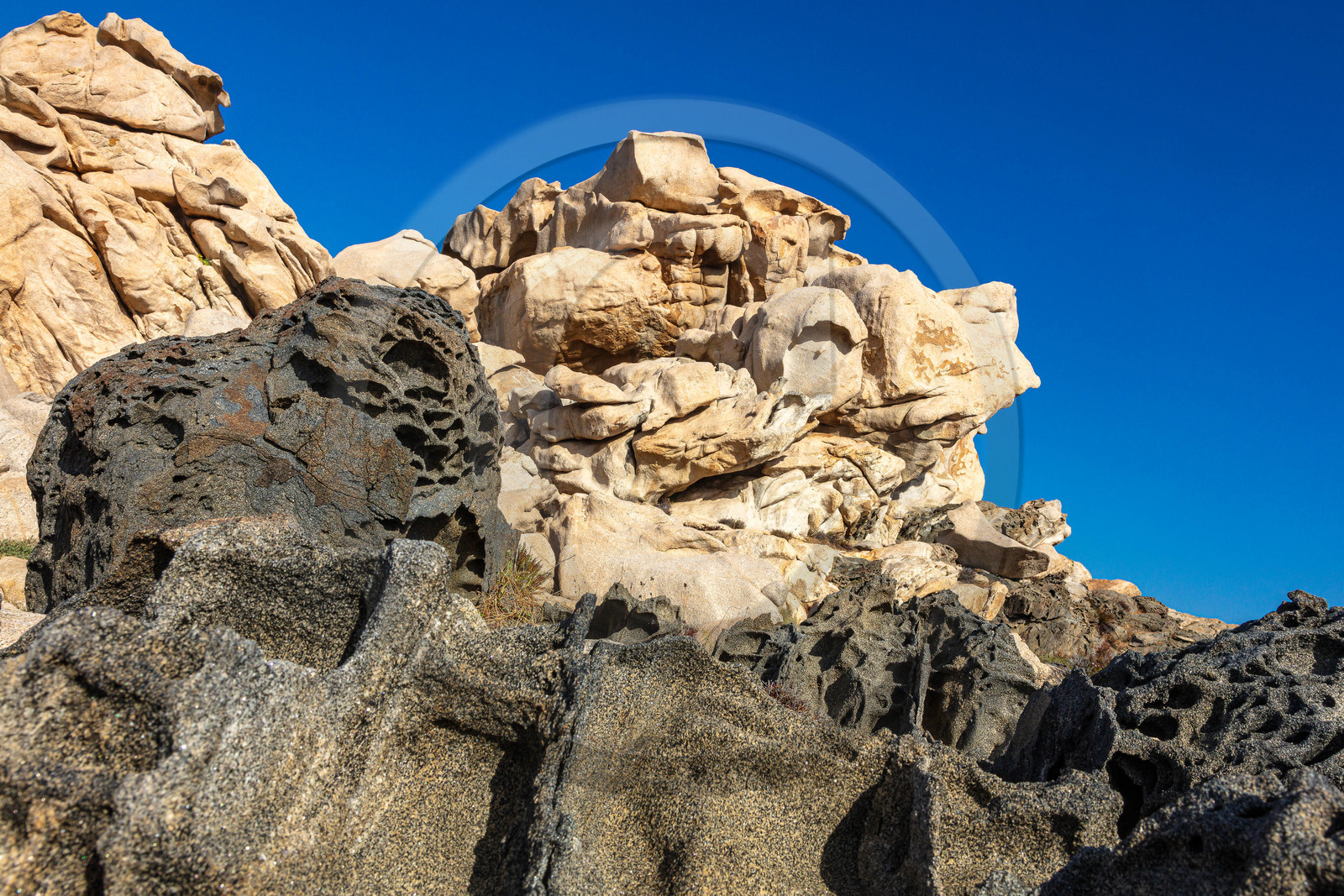 Taffoni, rochers de granit à Campomoro