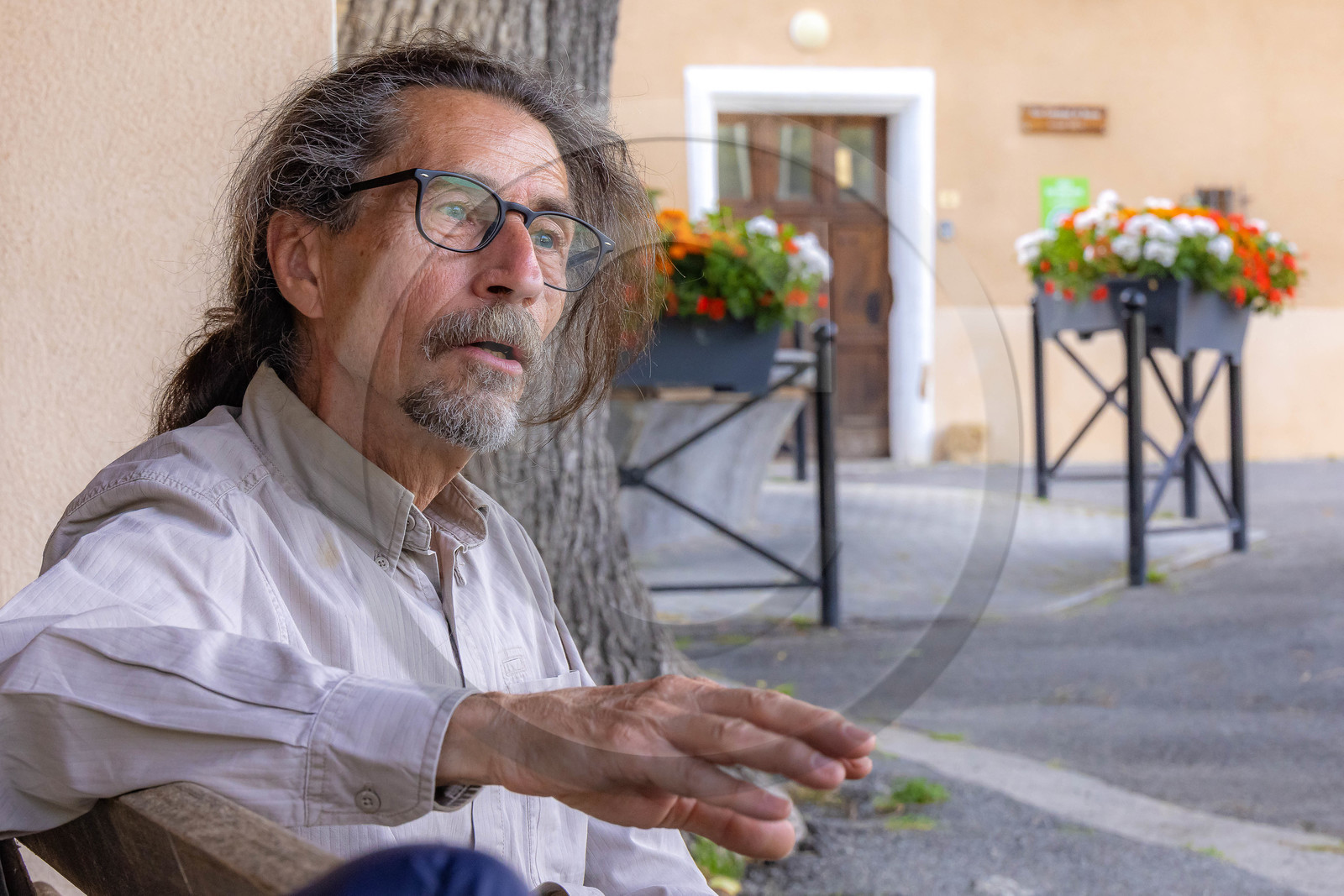 Régis Rioton, maire de Bayons