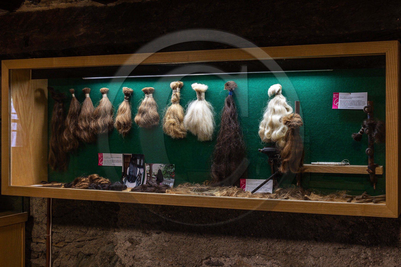 Valle Maira, Elva, Museo di Pels, Musée du cheveu