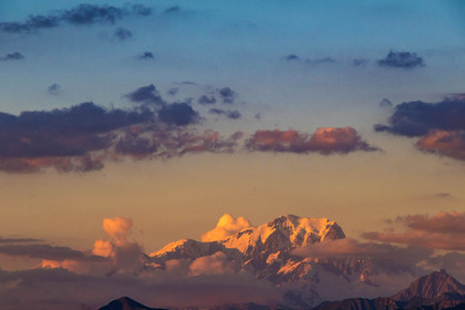 Le Mont-Blanc et la chaine du Mont-Blanc