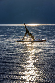 Yoga sur paddle, Serre-Ponçon Aloha