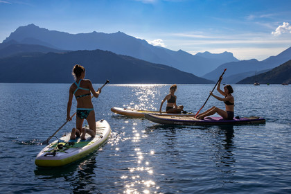 Yoga sur paddle, Serre-Ponçon Aloha