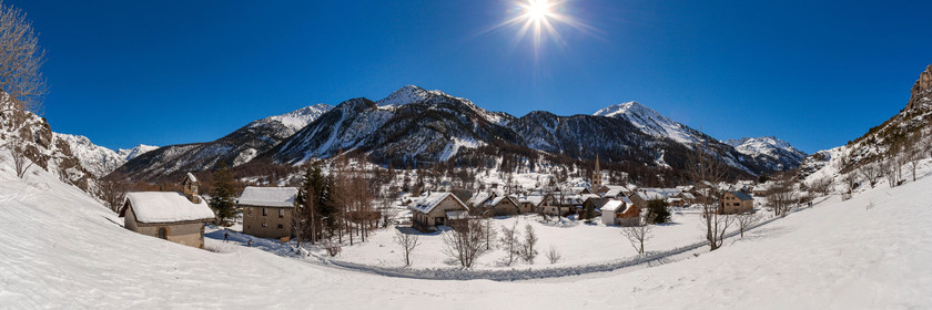 Vallée de la Clarée, village de Névache