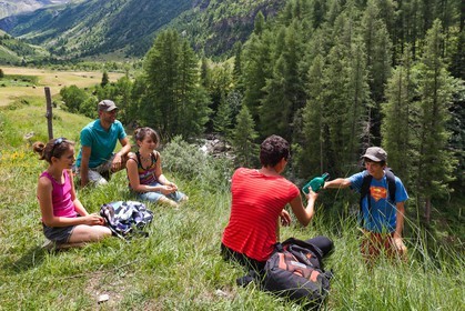 Randonnée famille montagne