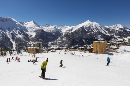 Station de ski d'Orcières 1850, ski et snowboard sur pistes