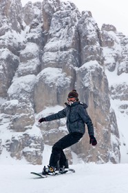 Pays de Serre-Ponçon, Réallon, snowboard, surf des neiges