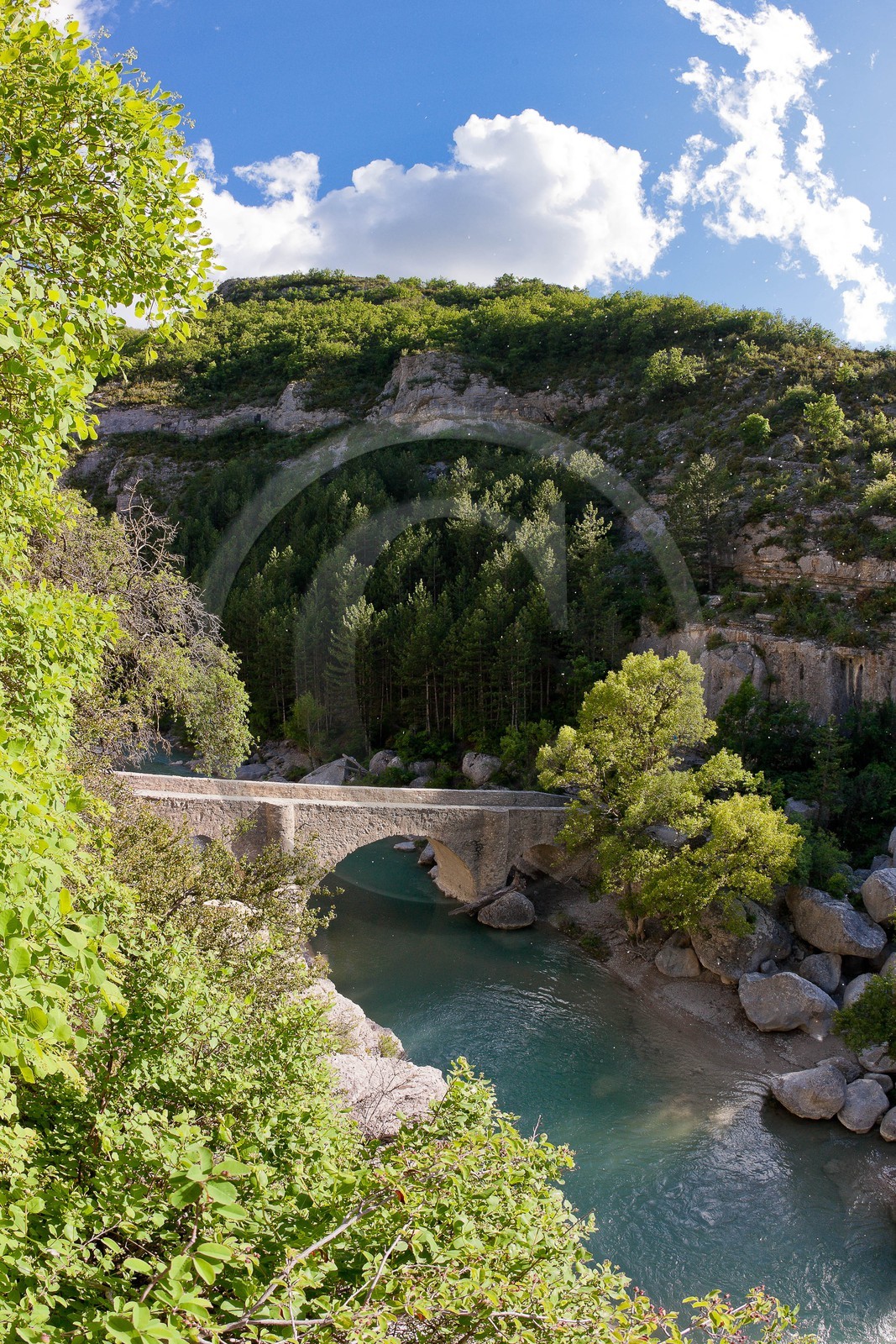 Pont roman à trois arches des Gorges de la Méouge