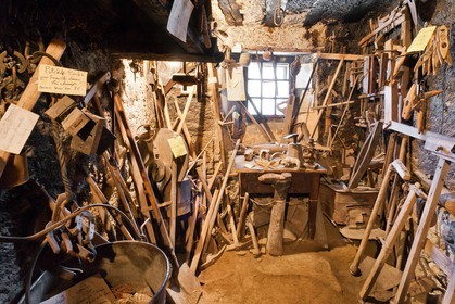 Saint-Véran, une des plus vieilles maisons du village, Musée de l'habitat et de la vie d'autrefois restée en état depuis 1976, dernier témoignage du passé