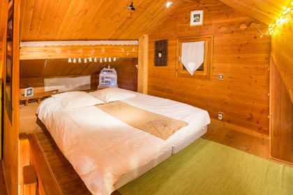 Chalet Carpe Diem, Gîte de France 3 ***, chambre en mezzanine