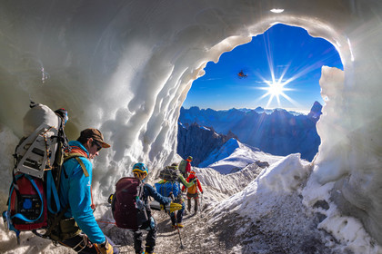 Géomorphologie à l'Aiguille du Midi
