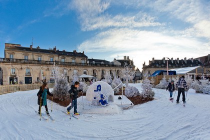 Une véritable station de sports d’hiver éphémère, un Noël extraordinaire à Dijon
