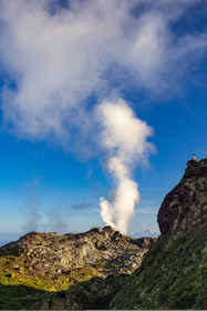 La Soufrière, volcan actif de la Guadeloupe