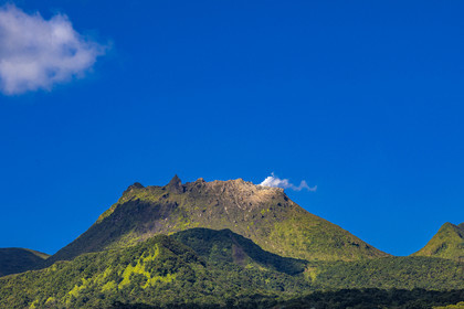 La Soufrière, volcan actif de la Guadeloupe