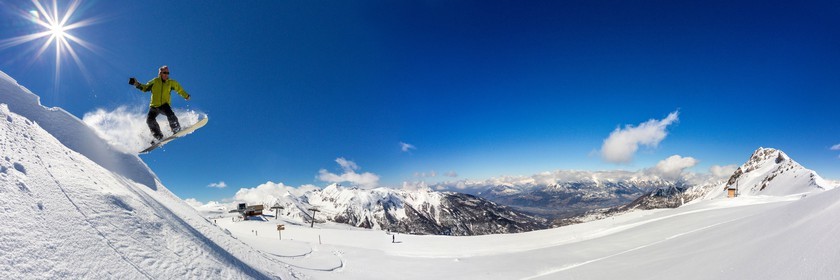 Les Orres, surf des neige