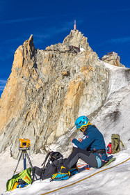 Géomorphologie à l'Aiguille du Midi