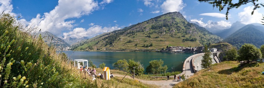 Lac et barrage de Pontechianale, Castello