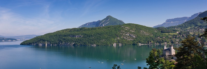 Lac d'Annecy, village de Duingt, domaine de Châteauvieux, Château de Ruphy