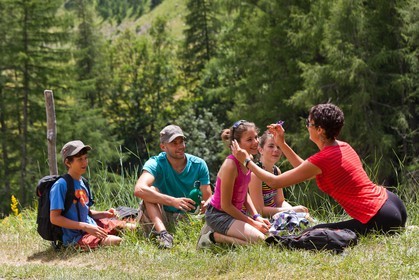 Randonnée famille montagne