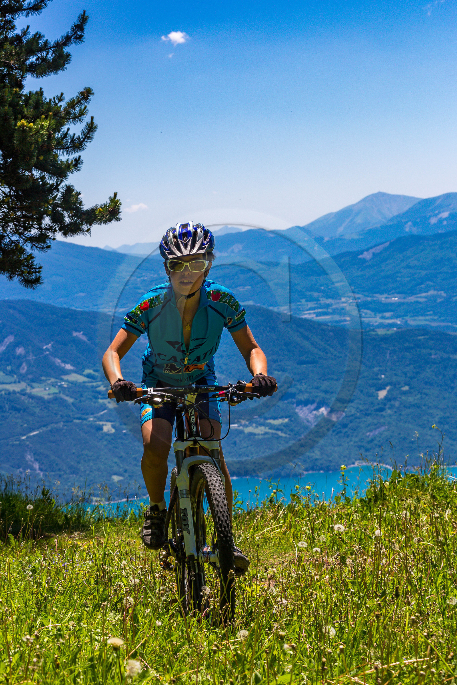 Réallon, vtt à Plate Longue