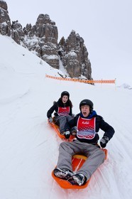 Pays de Serre-Ponçon, Réallon et La Ripaaa, piste de luge 100% naturelle