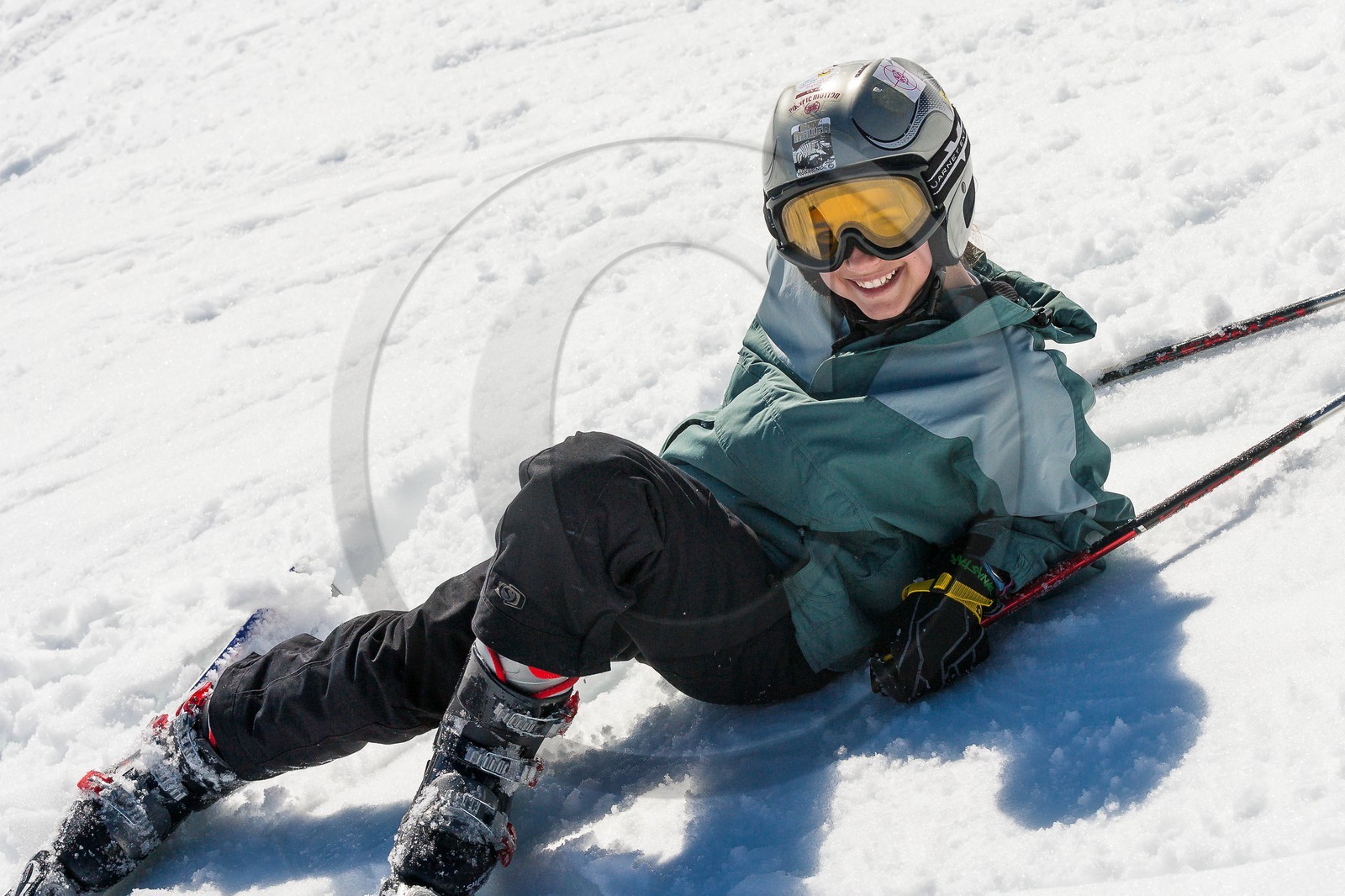 Ski enfant piste de ski