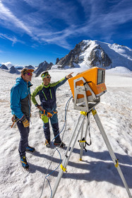 Géomorphologie à l'Aiguille du Midi