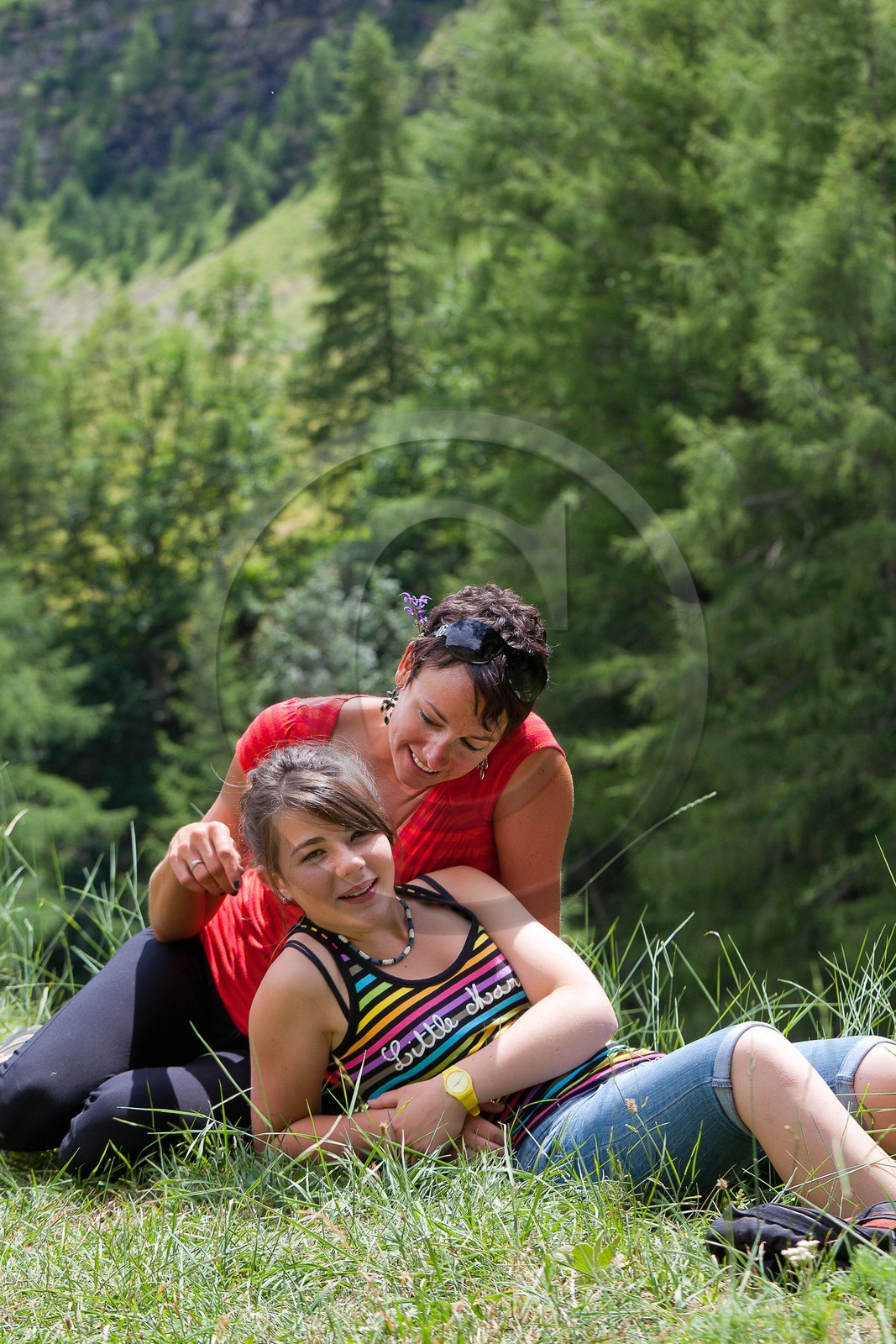 Randonnée famille montagne