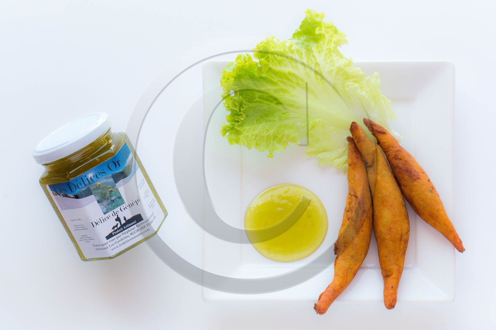 Délice de génépi, confiture et ravioles du Champsaur